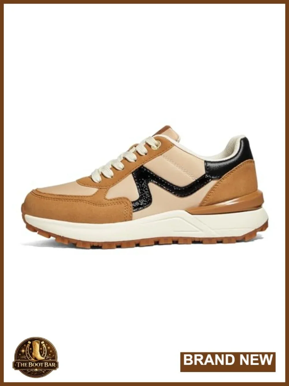 Women's Chunky Platform Retro Sneakers - Slip Resistant Fashion Casual Walking